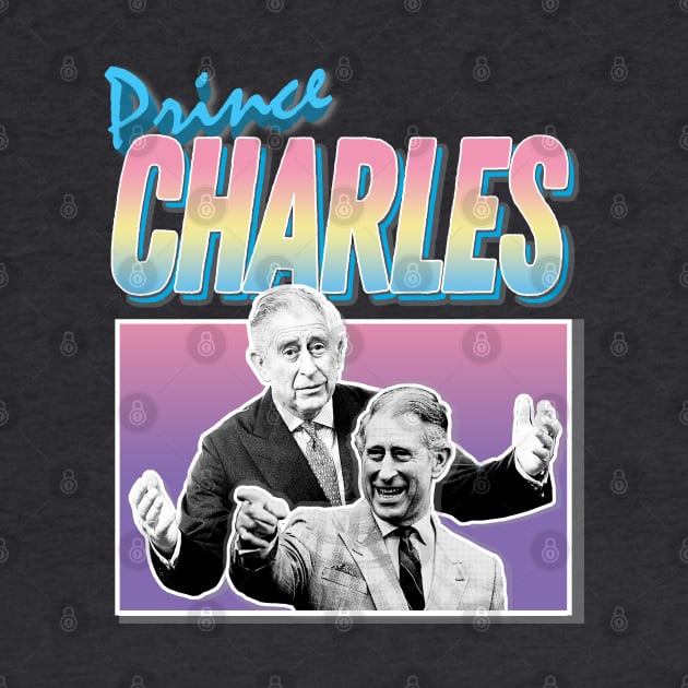 Prince Charles Laughing Graphic Design 90s Style Hipster Statement Tee by DankFutura